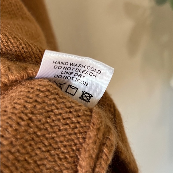 Panache Apparel Women’s Whiskey Weather Brown Knit Sweater Sz L Comfy Cozy Chic - Picture 5 of 7